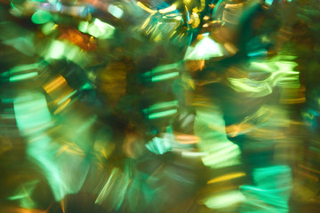 Abstract holographic blurred background