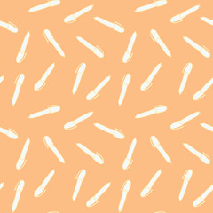 Seamless Pattern with Colorful Pens. Back to School Background