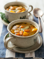 Winter Squash and Bean Soup
