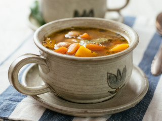 Winter Squash and Bean Soup
