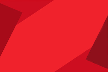 Red geometric polygon background for web design 