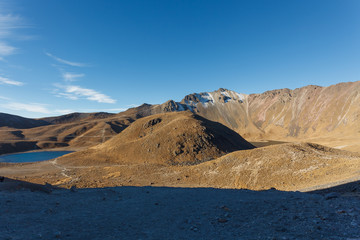 Landscape of mountains in Mexico