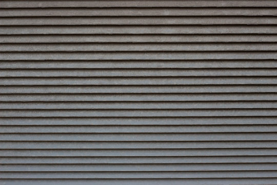 Corrugated plastic texture surface in the horizontal line background or texture