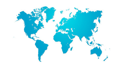 Naklejka premium World map illustration