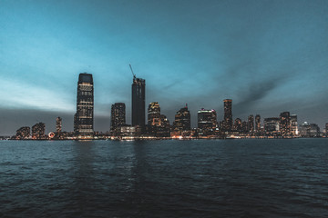 Naklejka premium city skyline