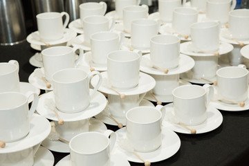 cups and saucers