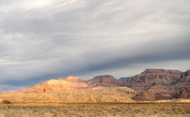 Ancient Sand Dunes Along the Grand Wash Cliffs 