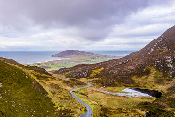 Gap of Mamore, Inishowen Peninsula in County Donegal - Republic of Ireland