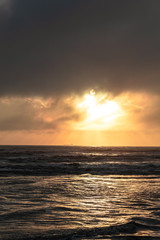 sunrise over the sea