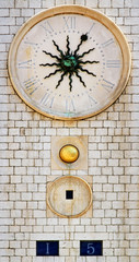 Fototapeta na wymiar Clock tower Dubrovnik Croatia