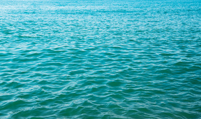 Blue sea water background texture