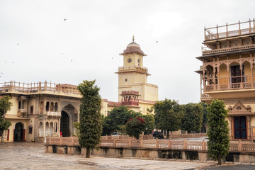 Fototapeta na wymiar Clock tower in City Palace