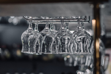 glasses on the table