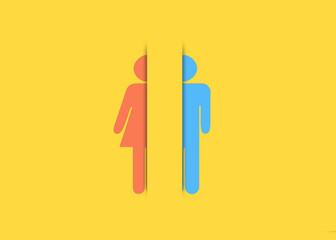 Woman and man symbols