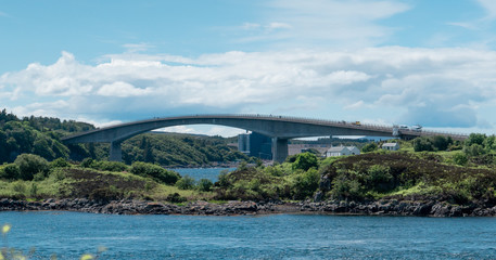 Fototapeta premium Skye Bridge in the Scottish Highlands