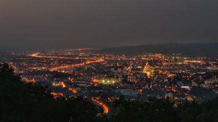 Banja Luka city at night