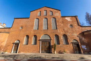 Ancient building of Saint Sofia church in Sofia