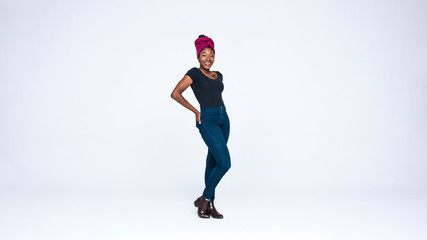 African woman in a headwrap