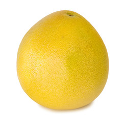 pomelo isolated ripe fruit on white background
