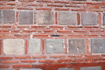 centuries old wall, old wall architecture, historical turkish wall architecture,