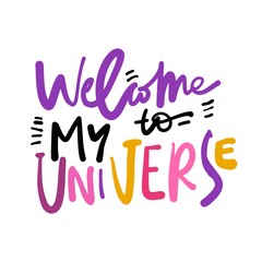 Compliment quote.. Hand lettering illustration for your design.