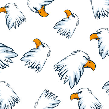 Eagle bird cartoon background design
