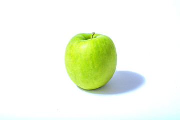 green apple isolated on white background