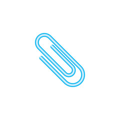 Obraz premium Vector paperclip icon design