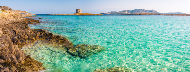 The seewater in Stintino