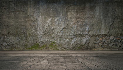 Obraz premium Empty stone background. 3d render.