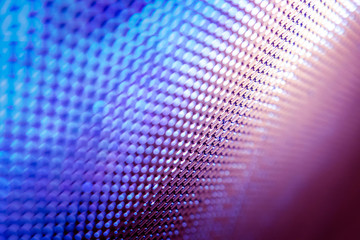 CloseUp LED blurred screen. LED soft focus background. abstract background ideal for design.