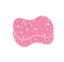 Pink sponge icon