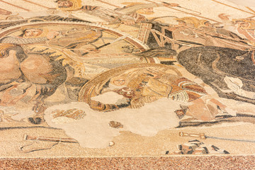 Italy, Pompeii, archaeological area, remains of the city buried by the eruption of ashes and rocks...