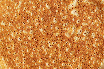 Macro of baked surface.