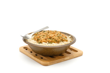 Coconut Curry Lentils and Rice