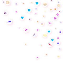 Social media marketing, Communication concept.