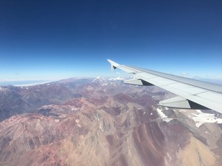 plane over andes 