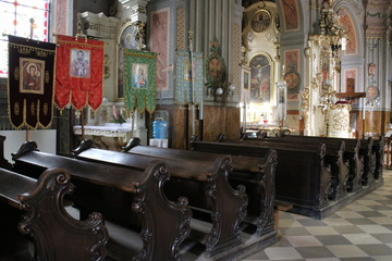Interior of Greek Catholic Cathedral, Uzhhorod, Ukraine