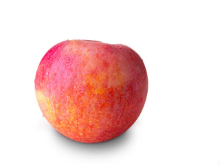 Apple fruit on white background. (clipping path)