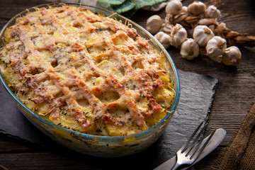 Delicious casserole from the oven