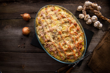 Delicious casserole from the oven