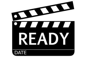 Obraz premium 映画のカチンコ