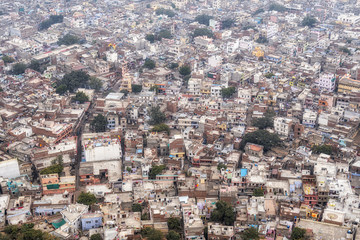 Fototapeta na wymiar Jaipur city Nahargarh Fort View