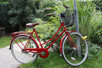 Red bike