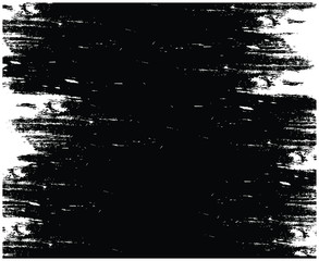 Grunge Black And White Urban Vector Texture Template. Dark Messy Dust Overlay Distress Background. Easy To Create Abstract Dotted, Scratched, Vintage Effect With Noise And Grain