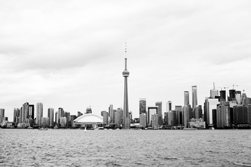 Obraz premium Toronto Skyline with CN tower 