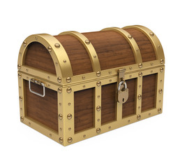 Treasure Chest Isolated