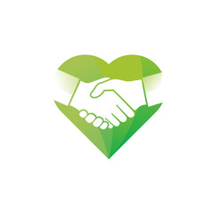 love deal job logo vector