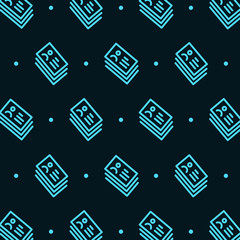 a pattern of flat design with dark background