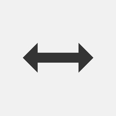 2 way arrow icon vector illustration symbol for website and graphic design